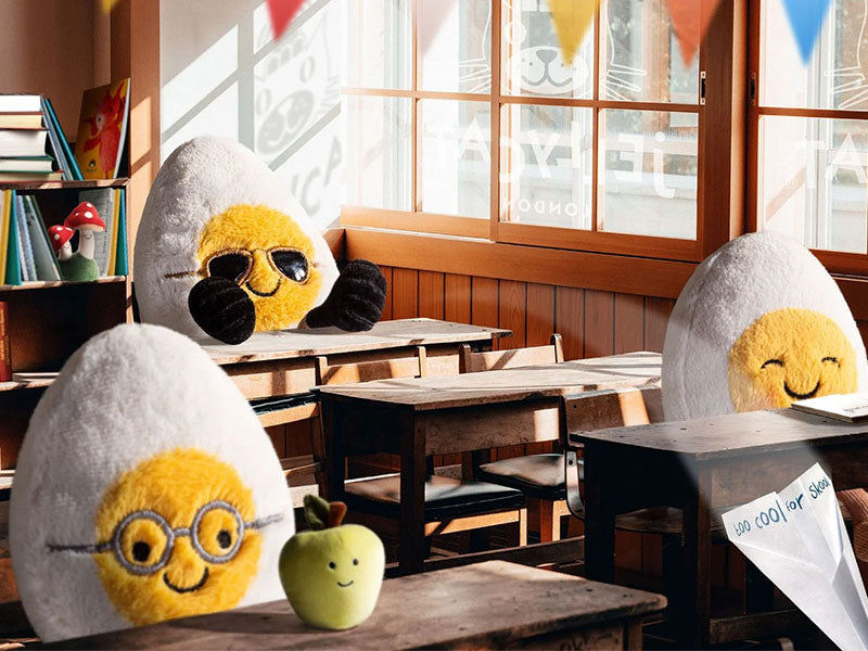 Achat Peluche Amuseables Oeuf dur Chic - 10 cm - Jellycat