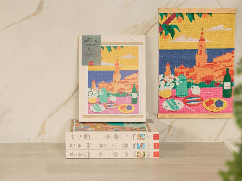 achat Coffret Petit Diamond - Diamond Painting Menton par Gisele Murias