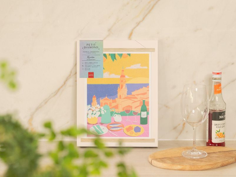 achat Coffret Petit Diamond - Diamond Painting Menton par Gisele Murias