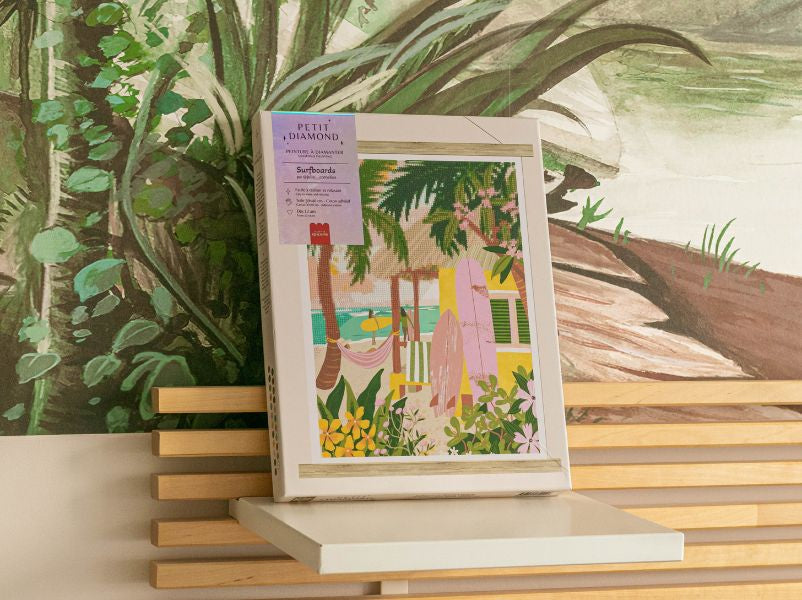 Achat Coffret Petit Diamond - Diamond Painting Surfboards par Julia Cornelius
