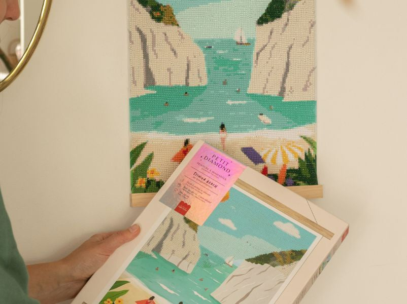 Achat Coffret Petit Diamond - Diamond Painting Stiniva Beach par Maja Tomljanovic