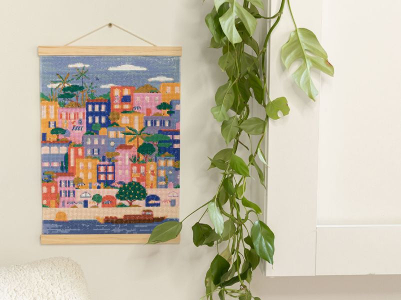 achat Coffret Petit Diamond - Diamond Painting Maisons Colorées par Coralie Fau