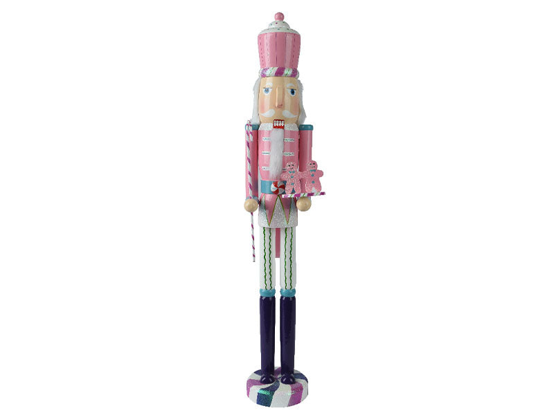 Achat Grand Casse-Noisette gourmandise en bois rose 76 cm