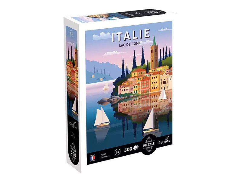 Achat Puzzle 500 pièces Italie : Lac de Côme par Calypto