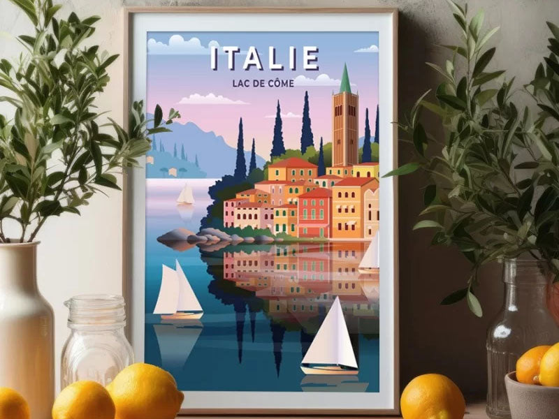 achat Puzzle 500 pièces Italie : Lac de Côme par Calypto