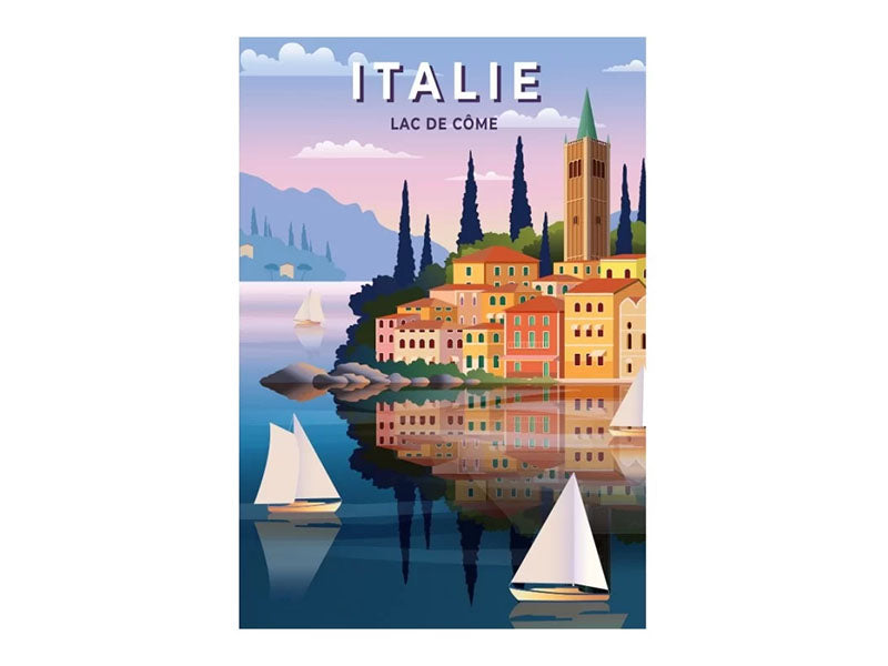 achat Puzzle 500 pièces Italie : Lac de Côme par Calypto