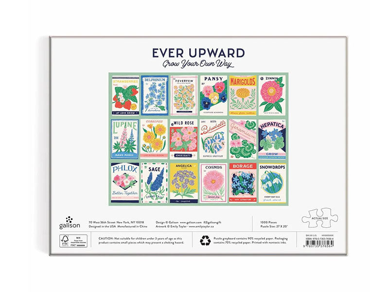 achat Puzzle Ever Upward Grow your own way - 1000 pièces - Galison