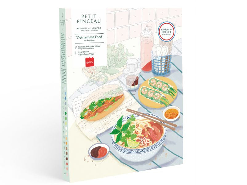 Achat Coffret peinture au numéro - Petit Pinceau - Vietnamese Food par Jayne Wong