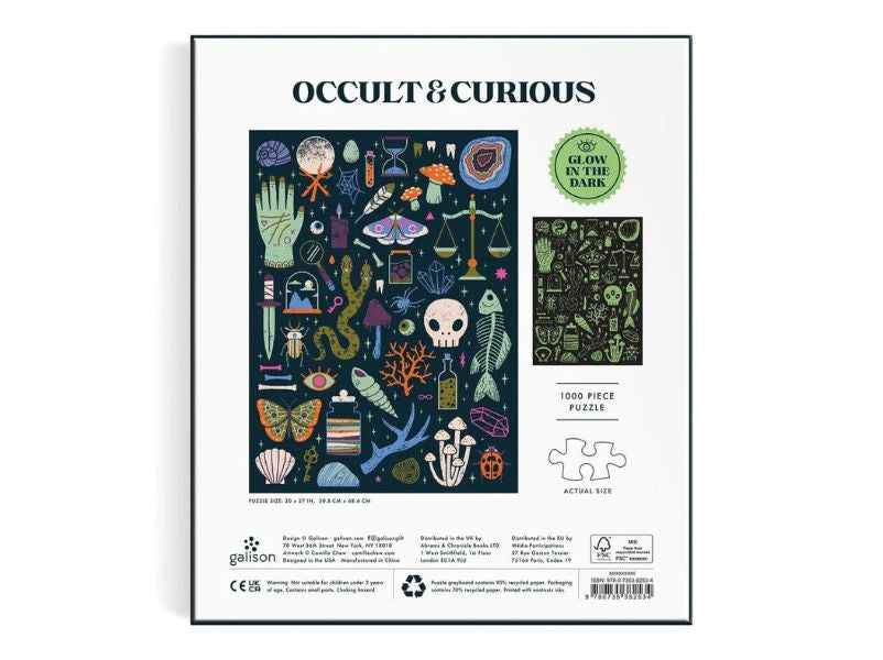 achat Puzzle Occult & Curious - 1000 pièces luminescent - Galison