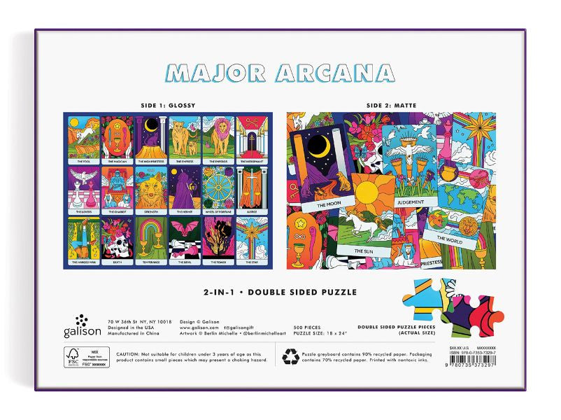 achat Puzzle Major Arcana - 500 pièces - Galison