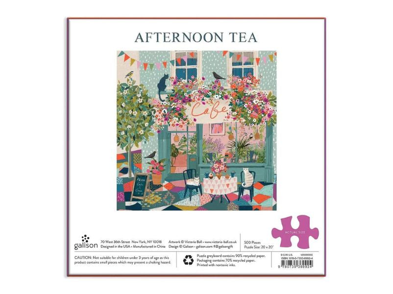 Achat Puzzle Afternoon Tea - 500 pièces - Galison