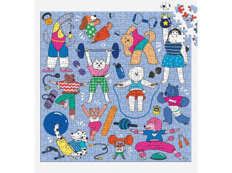 Achat Puzzle Well-trained dogs - 500 pièces - Galison