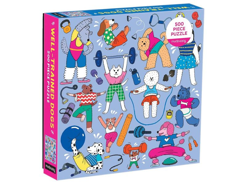 Achat Puzzle Well-trained dogs - 500 pièces - Galison