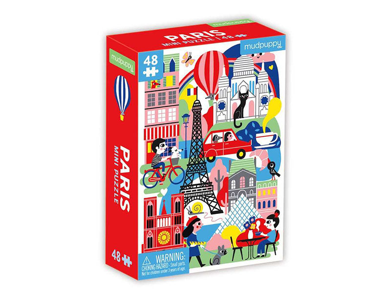 Achat Mini Puzzle Paris - 48 pièces - Galison