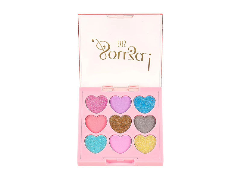 Achat Coffret à maquillage Fards à paupières coeurs - Souza