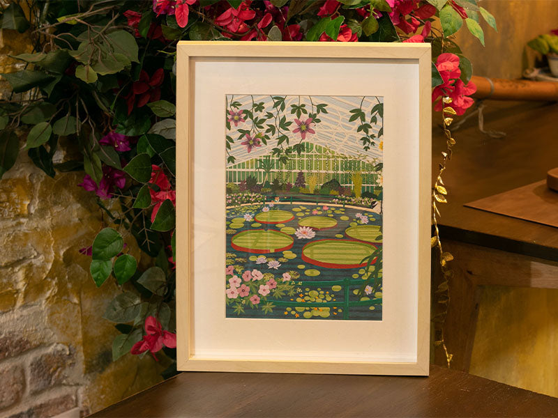 achat Coffret peinture au numéro - Petit Pinceau - Waterlily Glasshouse par Elaine Lee