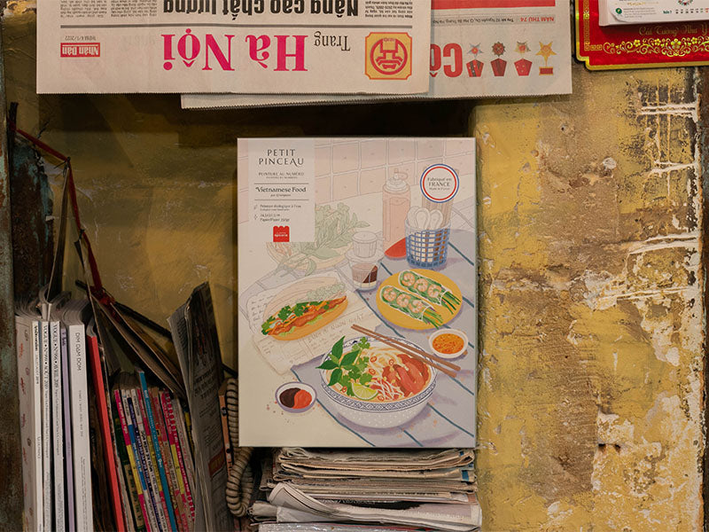 achat Coffret peinture au numéro - Petit Pinceau - Vietnamese Food par Jayne Wong