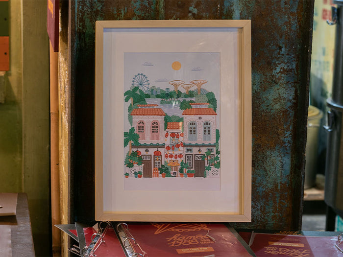 Achat Coffret peinture au numéro - Petit Pinceau - Singapore par Hoglet & Co