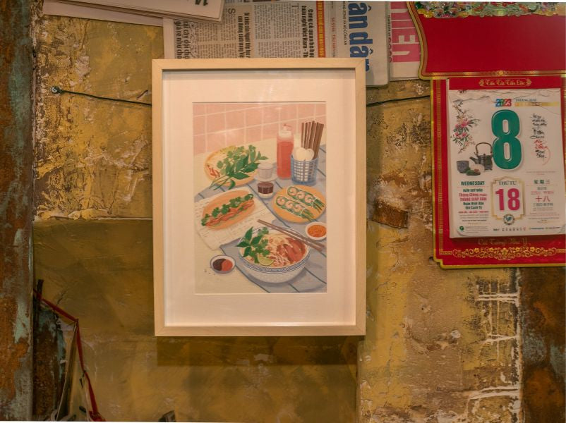 Achat Coffret peinture au numéro - Petit Pinceau - Vietnamese Food par Jayne Wong