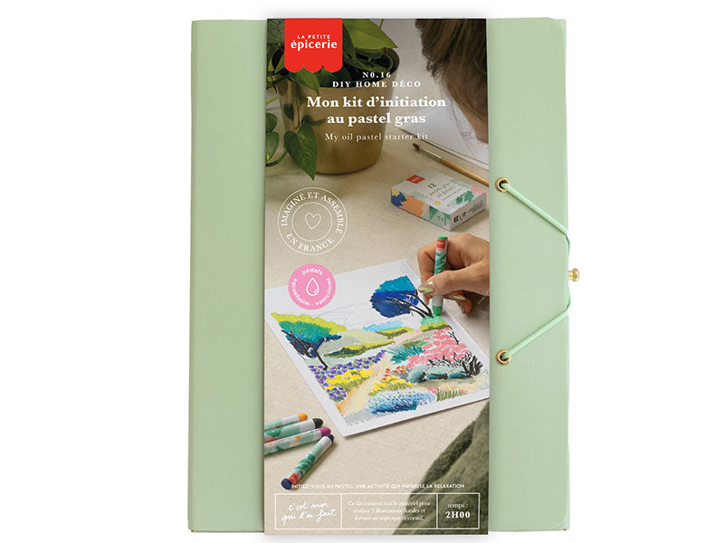 Achat Kit DIY Home Déco - Mon kit d'initiation au pastel gras