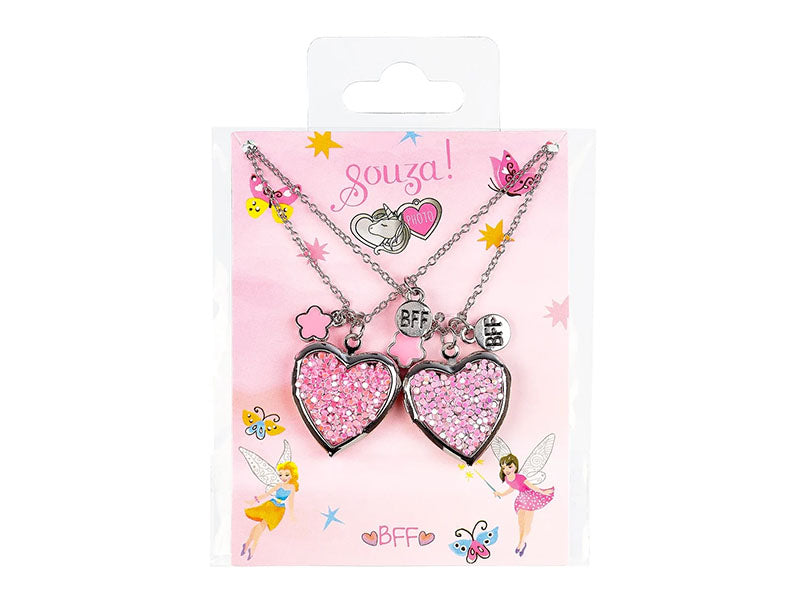 Achat 2 Colliers coeurs d'amitié BFF - Souza