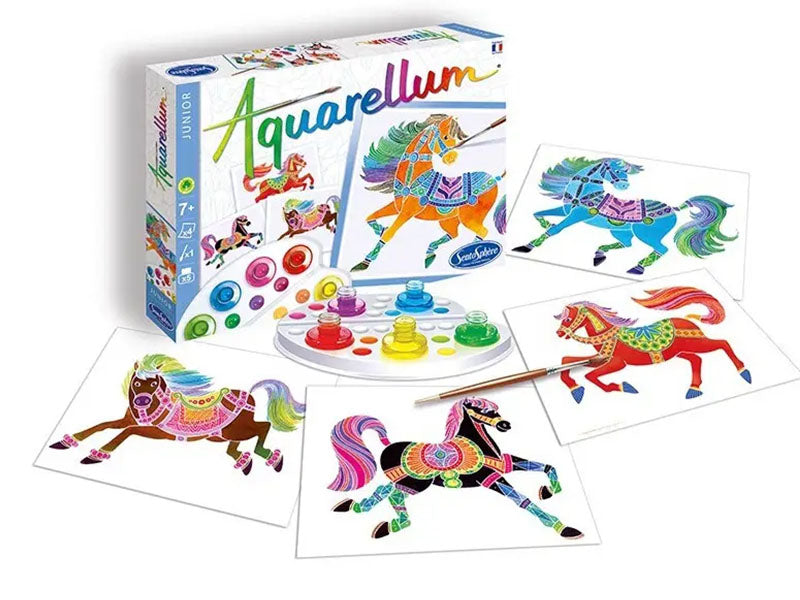 achat Coffret Aquarellum junior - Chevaux