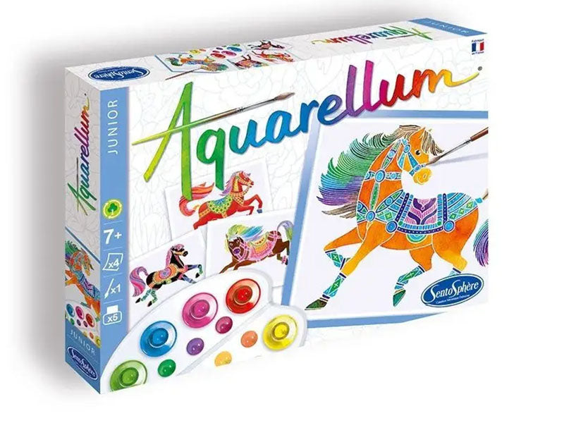 Achat Coffret Aquarellum junior - Chevaux