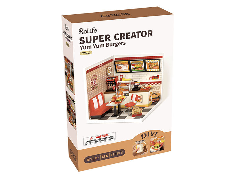 achat Pièce miniature Yum Yum Burgers DIY - Rolife