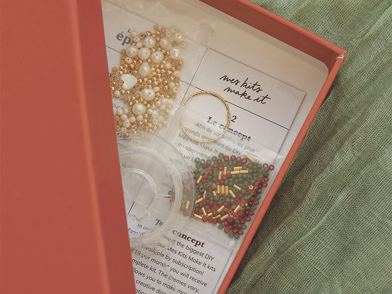 Achat Kit DIY Bijouterie - Mes bagues en perles naturelles