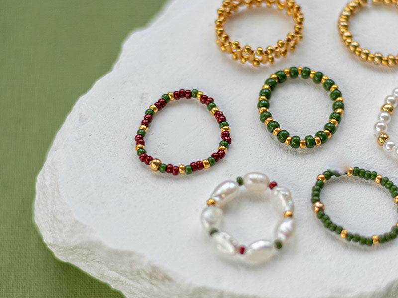 achat Kit DIY Bijouterie - Mes bagues en perles naturelles