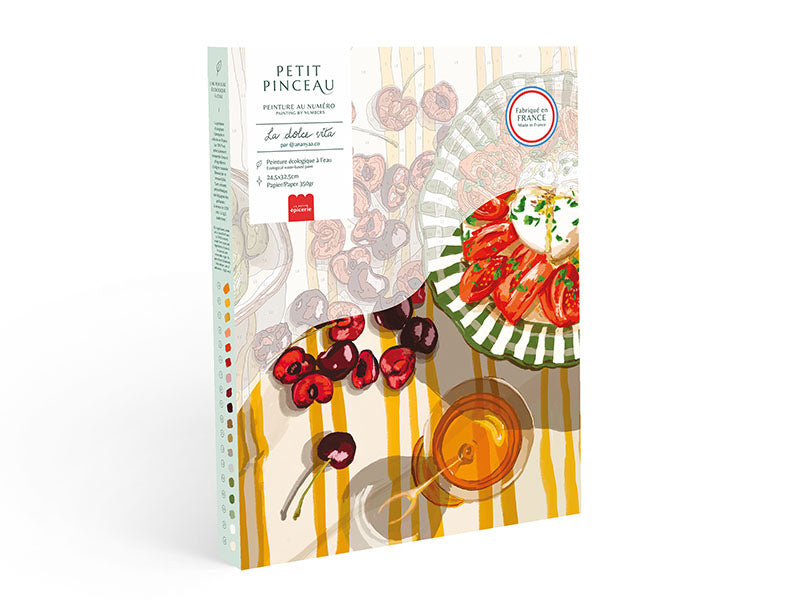 Achat Coffret peinture au numéro - Petit Pinceau - La Dolce Vita par Ananya Bhandari