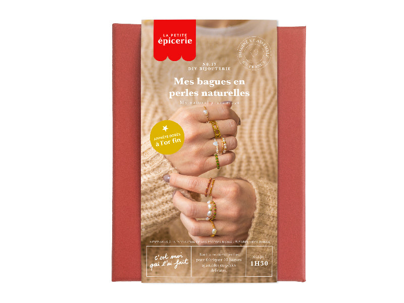 Achat Kit DIY Bijouterie - Mes bagues en perles naturelles