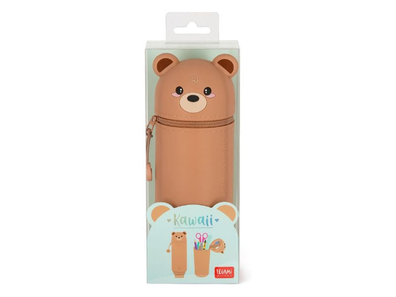 achat Trousse Ours pot à crayons Kawai - Legami