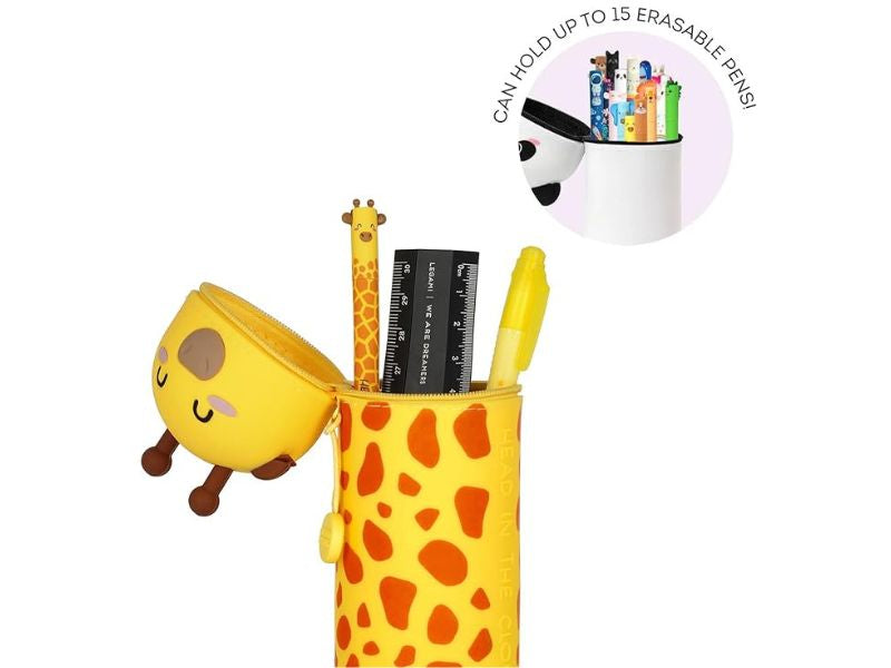 achat Trousse Girafe pot à crayons Kawai - Legami
