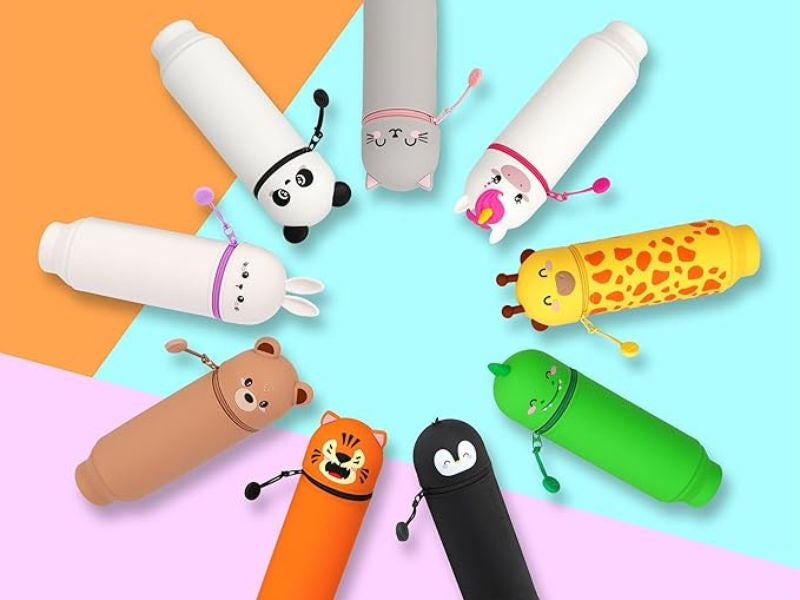 Achat Trousse Chat pot à crayons Kawai - Legami