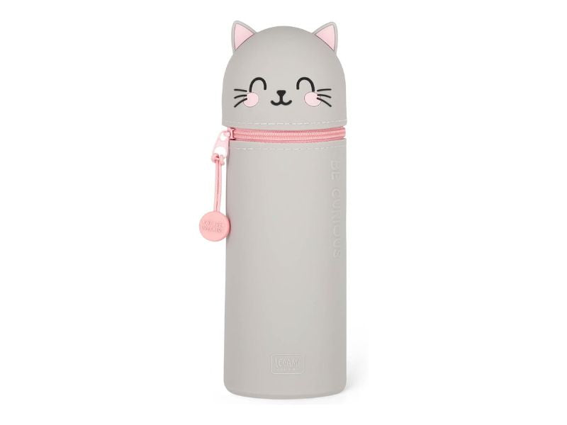 Achat Trousse Chat pot à crayons Kawai - Legami