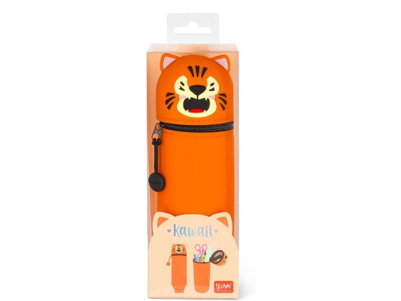 achat Trousse Tigre pot à crayons Kawai - Legami