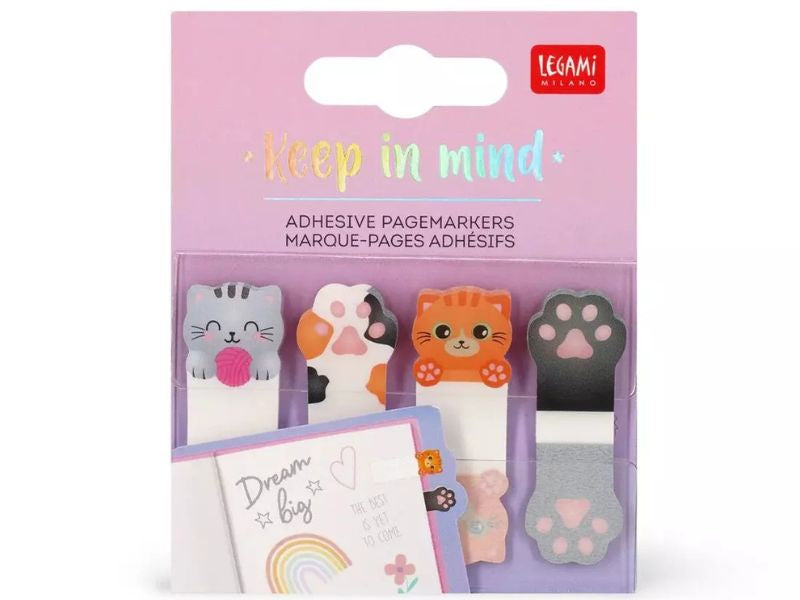 Achat Marque-pages adhésifs Chats - Legami
