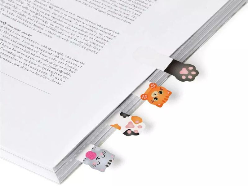 achat Marque-pages adhésifs Chats - Legami