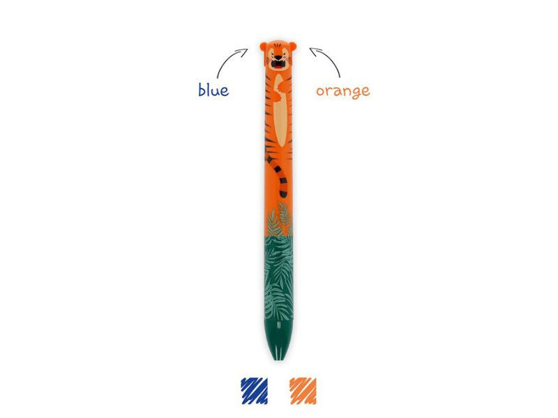 achat Stylo bicolore Click & Clack Tigre - Legami