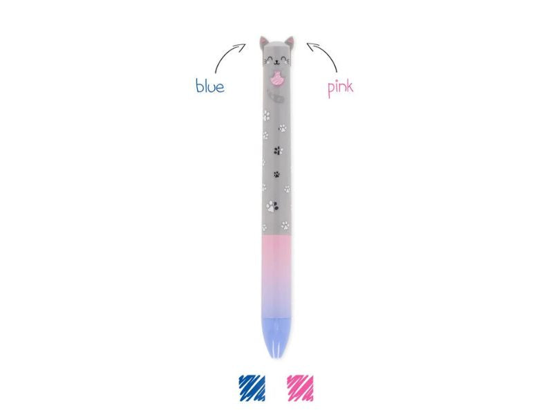 achat Stylo bicolore Click & Clack Chat - Legami