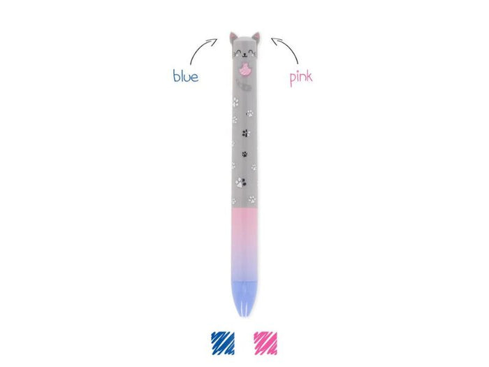 Achat Stylo bicolore Click & Clack Chat - Legami