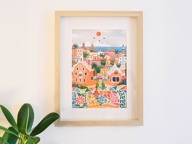 Achat Coffret peinture au numéro - Petit Pinceau - Barcelona par DazlStudio