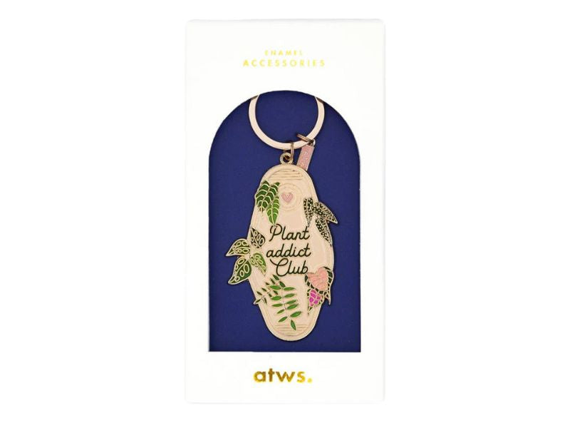 Achat Porte-clés en émail Motel Plant Addict Club - ATWS