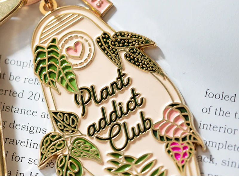 Achat Porte-clés en émail Motel Plant Addict Club - ATWS