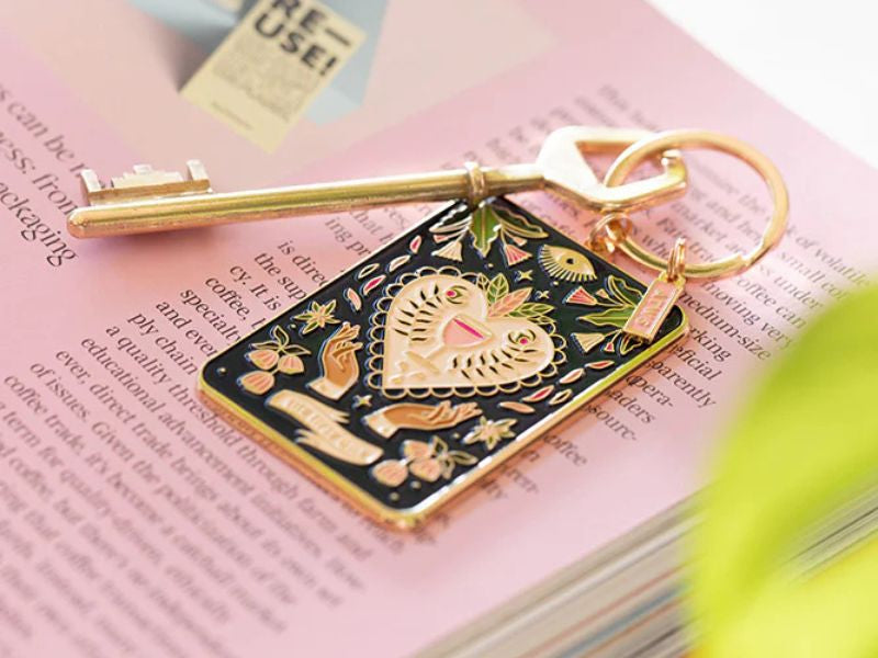 achat Porte-clés en émail Tarot Tipsy Card - ATWS