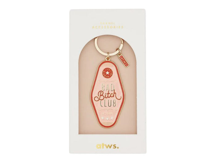Achat Porte-clés en émail Bad Bitch Club - ATWS