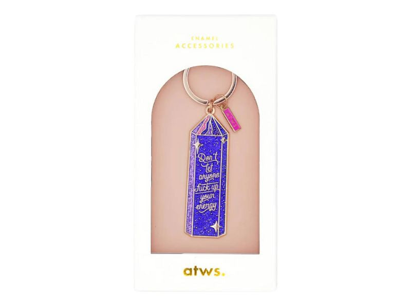 Achat Porte-clés en émail Crystal - ATWS