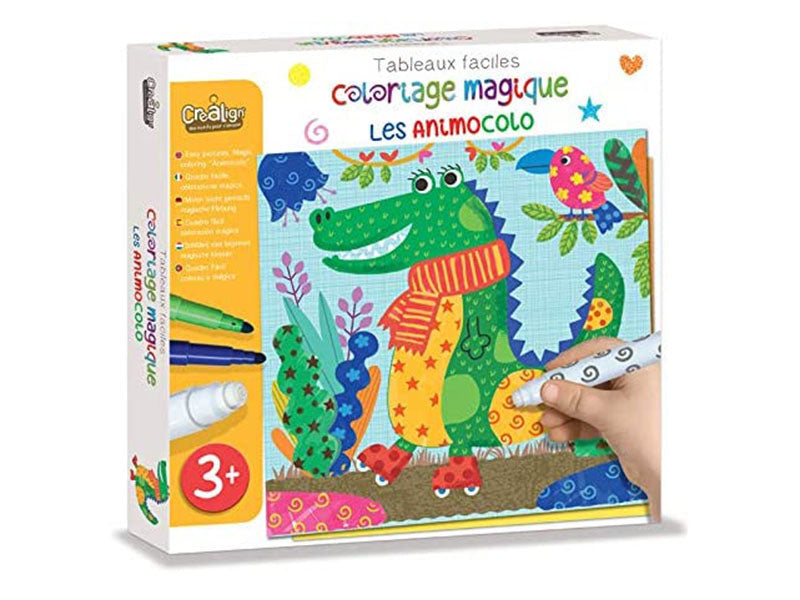 Achat Coloriage facile Animocolo Tableau à créer - Créa Lign'