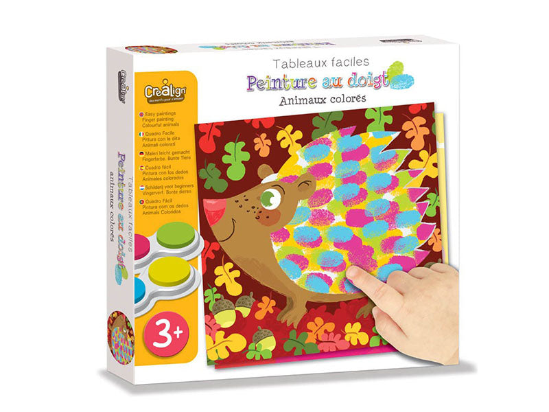 Achat Peinture au doigt Animaux colorés - Créa Lign'